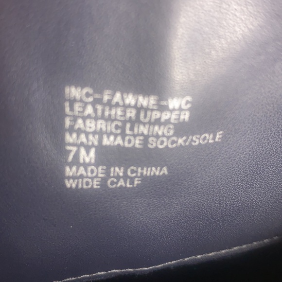 INC INTERNATIONAL CONCEPTS FAWNE WIDE CALFE - Picture 2 of 8